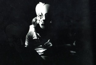 apulhed mask from 1st ever apulhed mask-in, exeter 1973